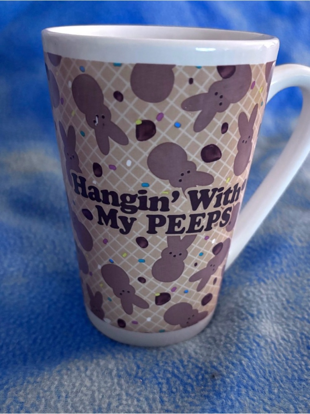 Hangin' With My PEEPS® Brown Bunny Pattern Mug
